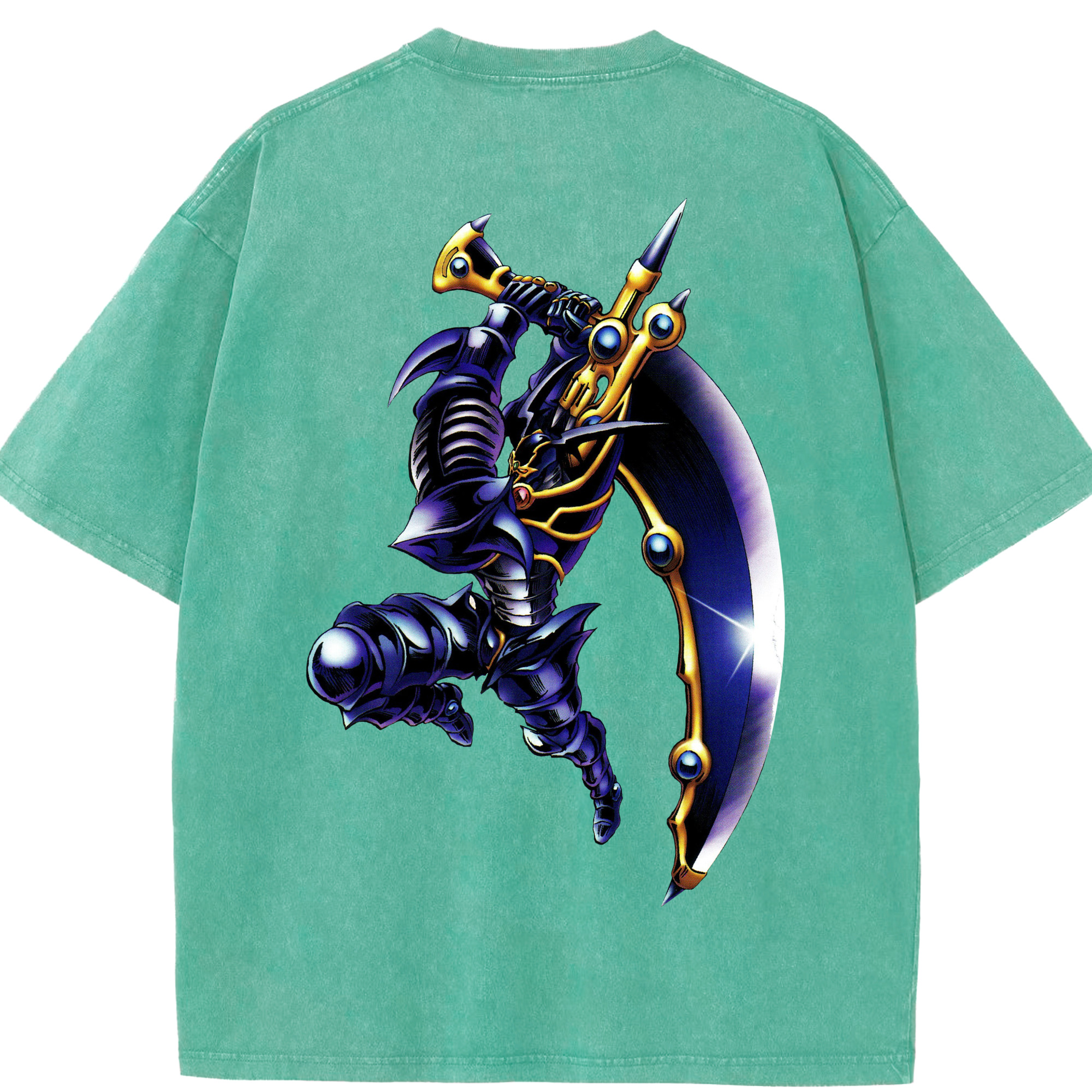 （画像用） 遊☆戯☆王 Yu-Gi-Oh! 綿100% ヴィンテージ風 半袖Tシャツ（背面プリント）